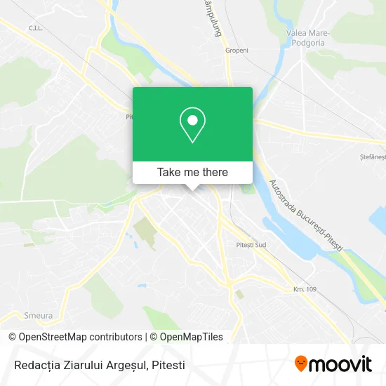 Redacția Ziarului Argeșul map