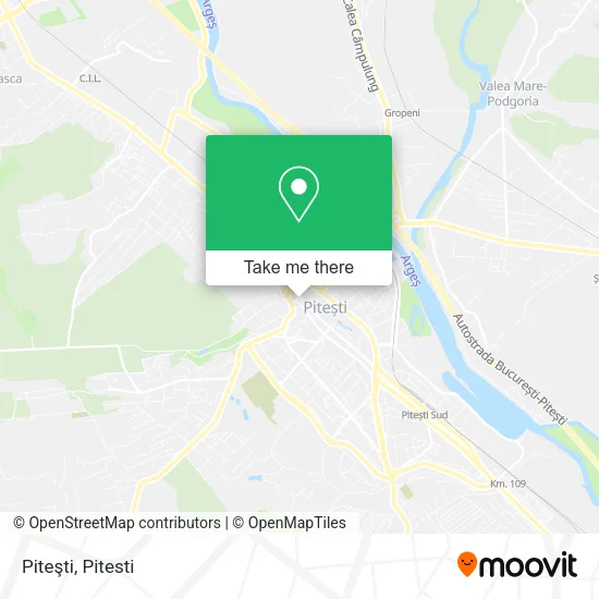 Piteşti map