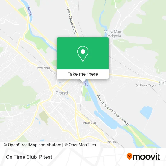 On Time Club map