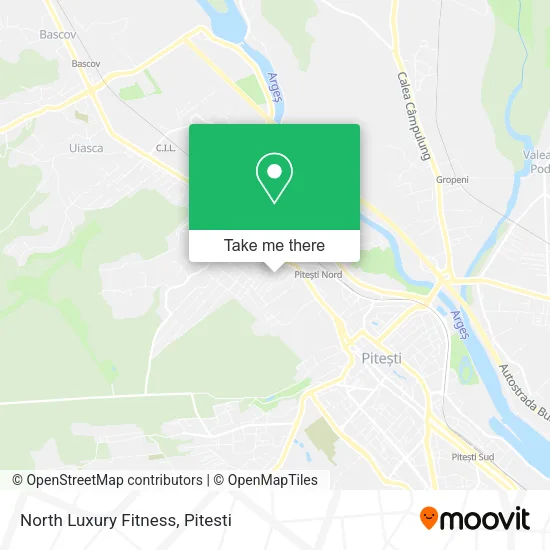 North Luxury Fitness map