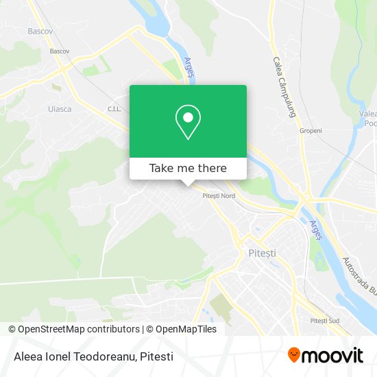 Aleea Ionel Teodoreanu map