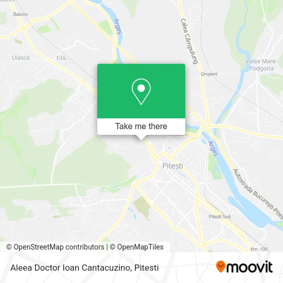 Aleea Doctor Ioan Cantacuzino map