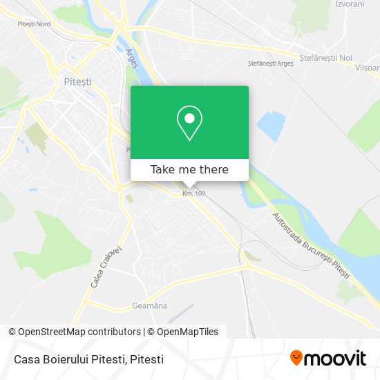 Casa Boierului Pitesti map