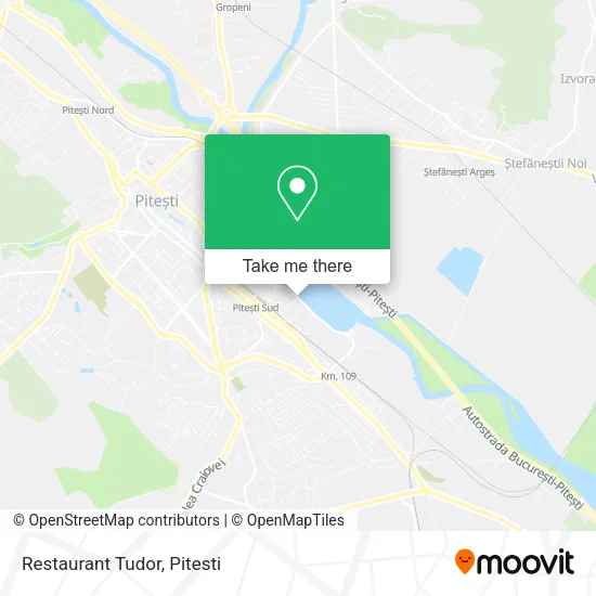 Restaurant Tudor map