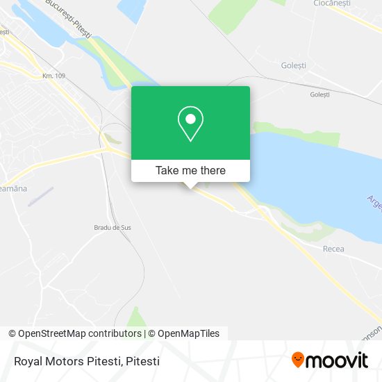 Royal Motors Pitesti map