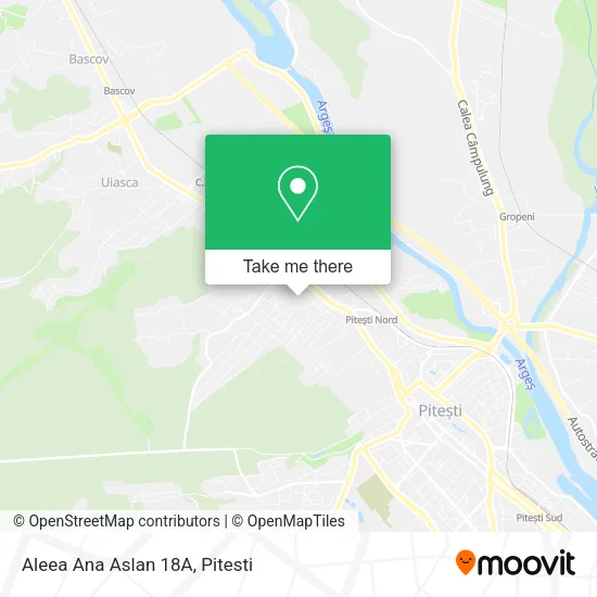 Aleea Ana Aslan 18A map