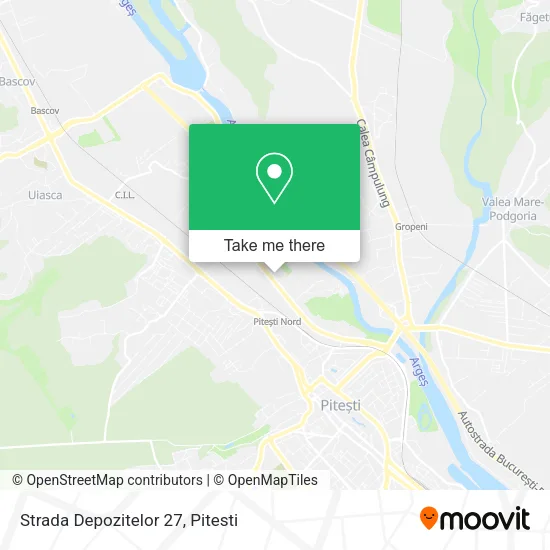 Strada Depozitelor 27 map