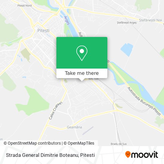 Strada General Dimitrie Boteanu map
