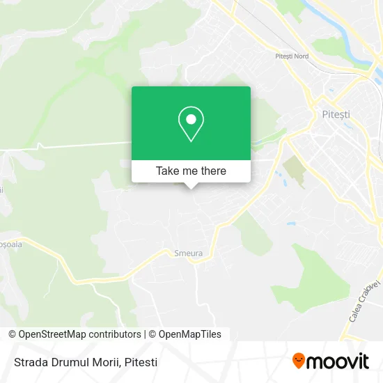 Strada Drumul Morii map