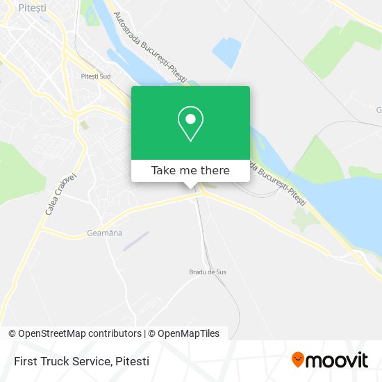 First Truck Service map