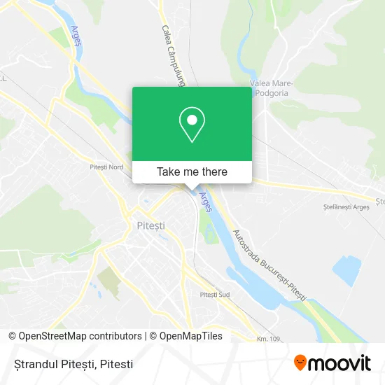 Ștrandul Pitești map