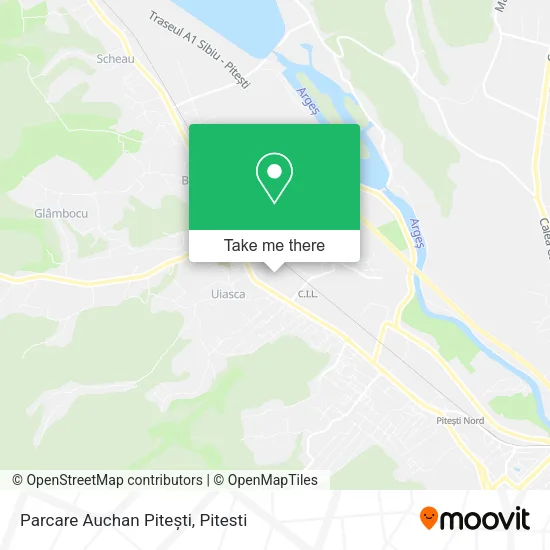 Parcare Auchan Pitești map