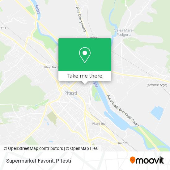 Supermarket Favorit map