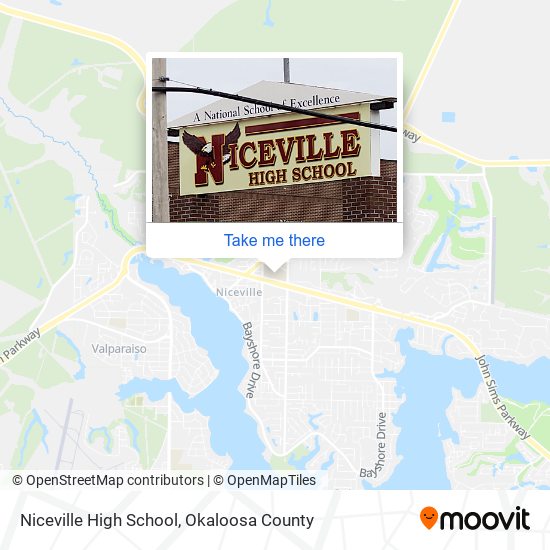 Niceville High School map