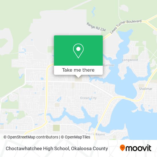 Mapa de Choctawhatchee High School