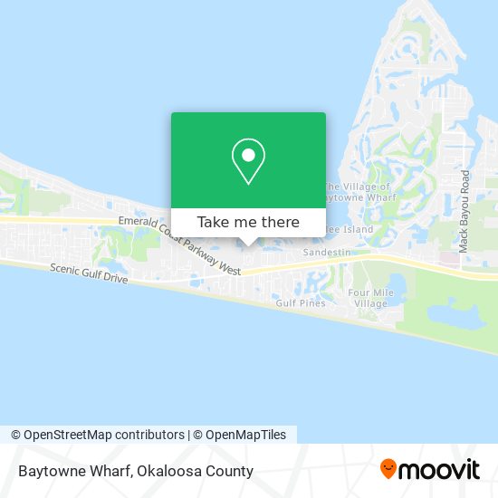 Mapa de Baytowne Wharf