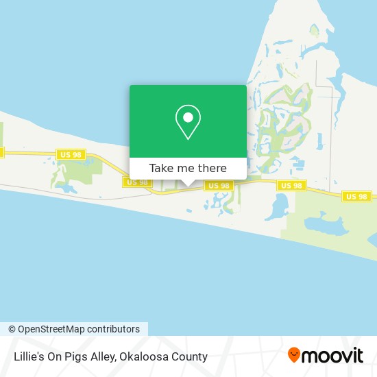 Mapa de Lillie's On Pigs Alley
