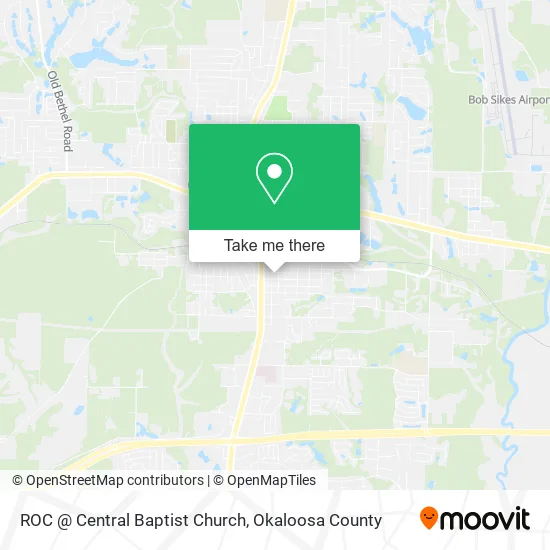 ROC @ Central Baptist Church map