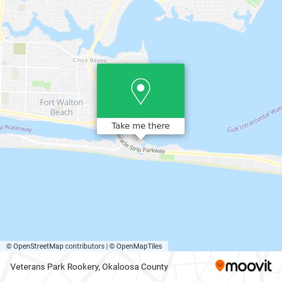 Veterans Park Rookery map