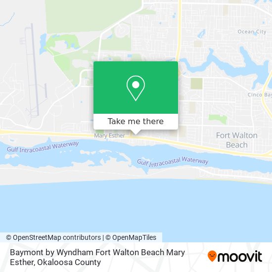 Mapa de Baymont by Wyndham Fort Walton Beach Mary Esther