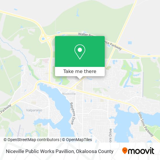 Niceville Public Works Pavillion map