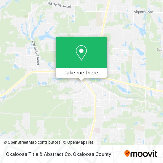 Okaloosa Title & Abstract Co map