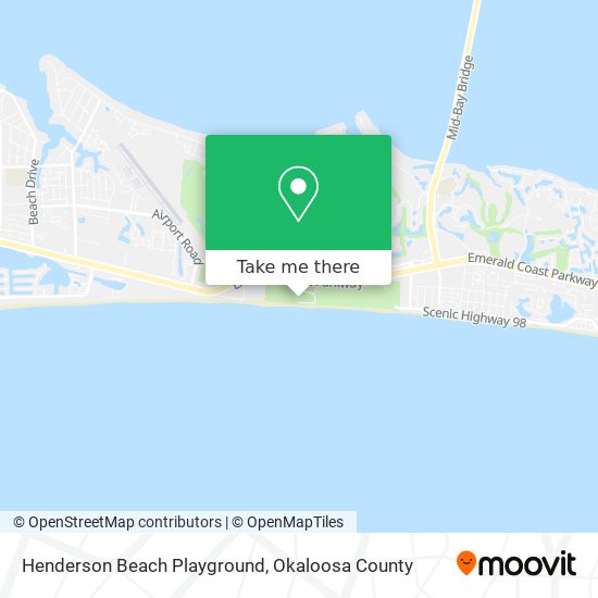 Henderson Beach Playground map