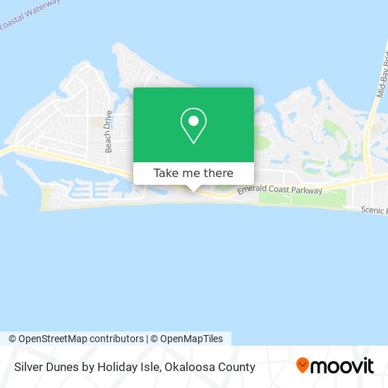 Mapa de Silver Dunes by Holiday Isle