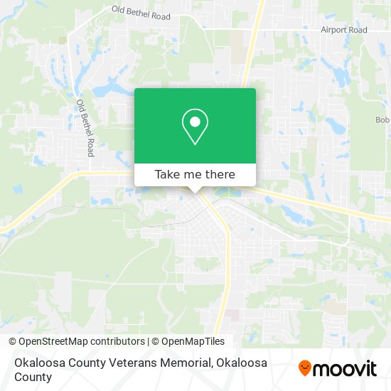 Mapa de Okaloosa County Veterans Memorial