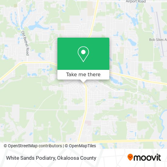 White Sands Podiatry map