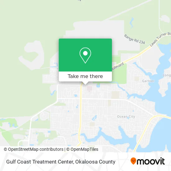 Gulf Coast Treatment Center map