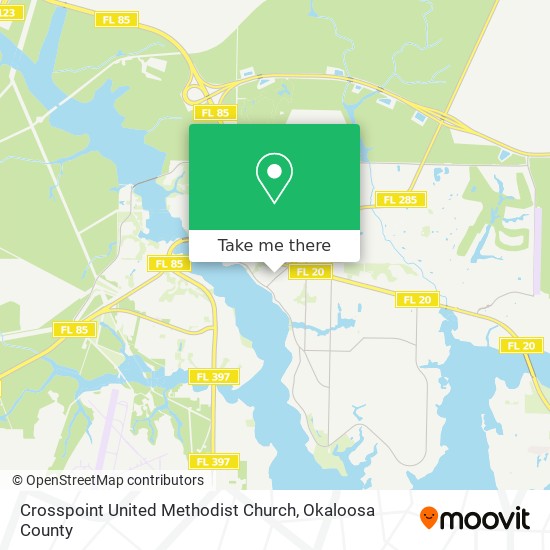 Crosspoint United Methodist Church map