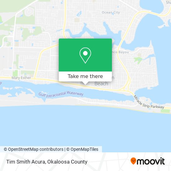 Tim Smith Acura map