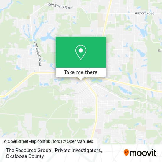 The Resource Group | Private Investigators map