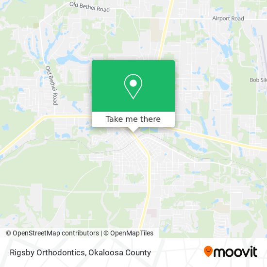 Rigsby Orthodontics map