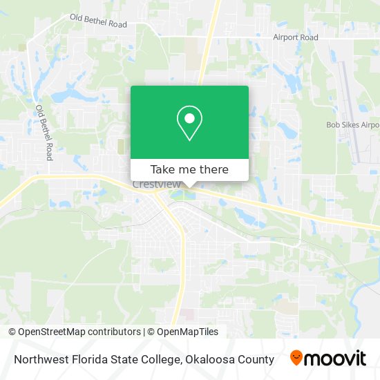 Northwest Florida State College map