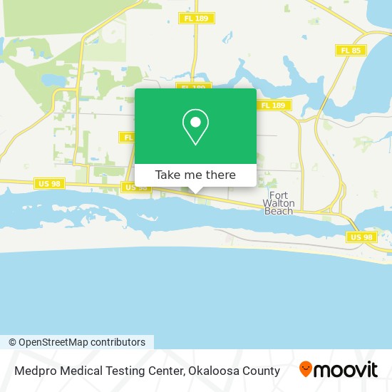 Medpro Medical Testing Center map