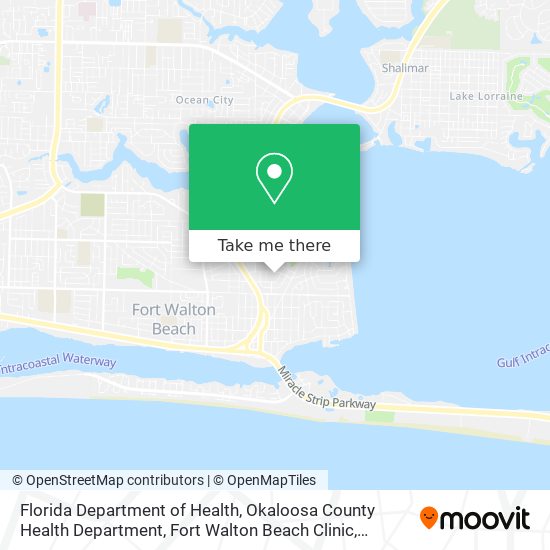How To Get To Florida Department Of Health Okaloosa County Health Department Fort Walton Beach Clinic In Fort Walton Beach By Bus