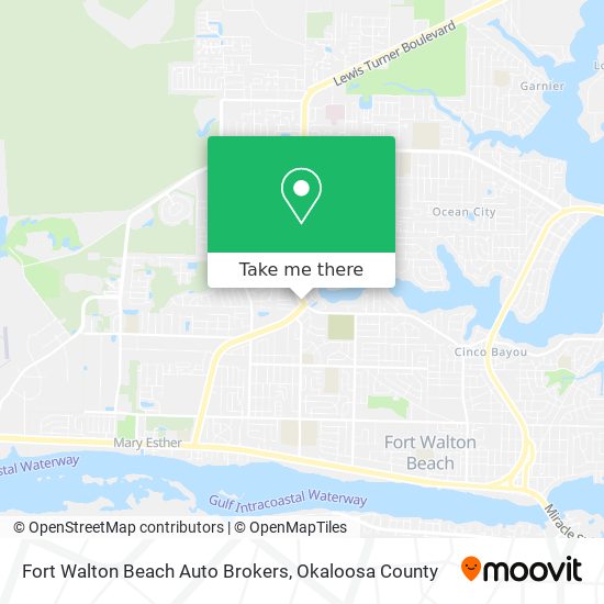 Fort Walton Beach Auto Brokers map
