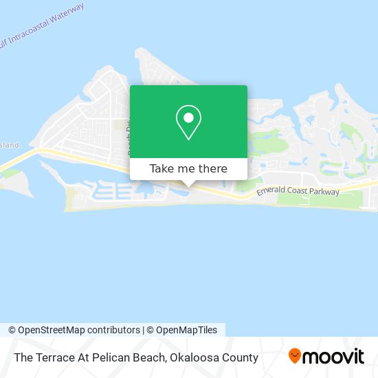 The Terrace At Pelican Beach map