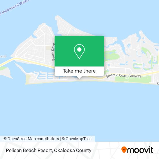 Pelican Beach Resort map