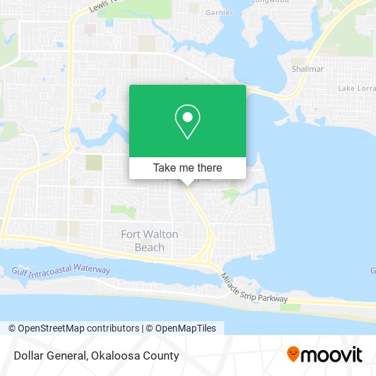 Mapa de Dollar General