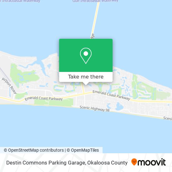 Mapa de Destin Commons Parking Garage