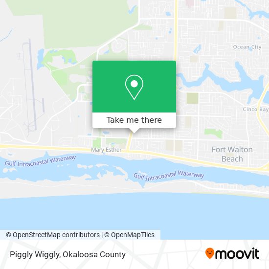 Piggly Wiggly map