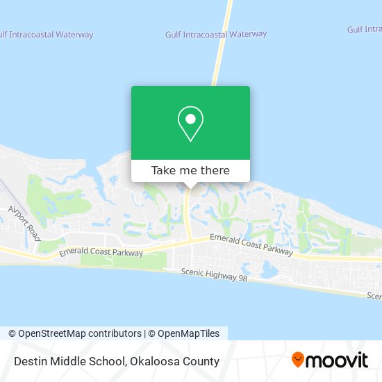 Destin Middle School map