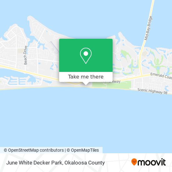 June White Decker Park map