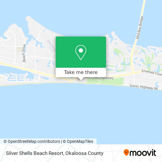 Silver Shells Beach Resort map