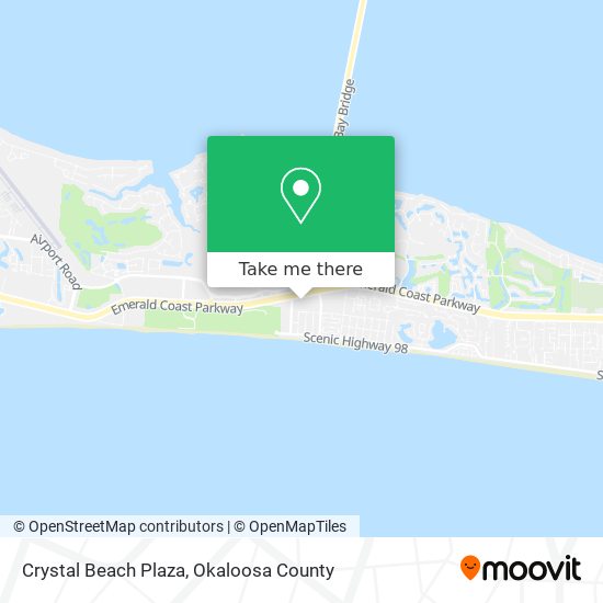 Crystal Beach Plaza map