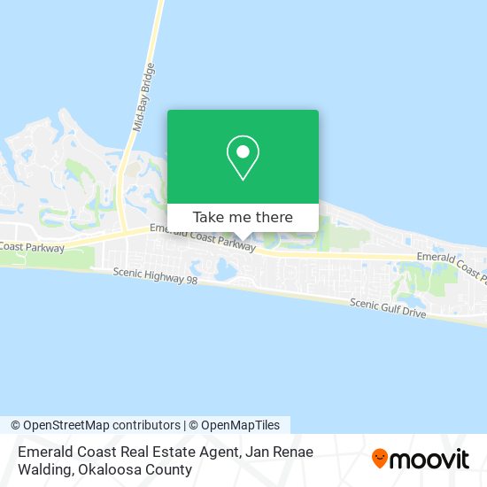 Emerald Coast Real Estate Agent, Jan Renae Walding map