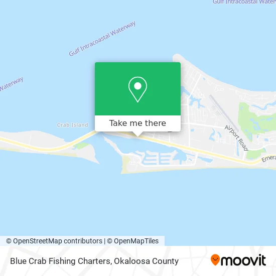 Blue Crab Fishing Charters map
